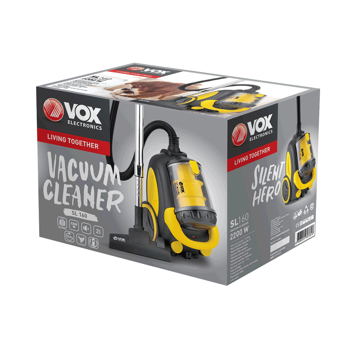 USISIVAC VOX SL160 - Слика 2